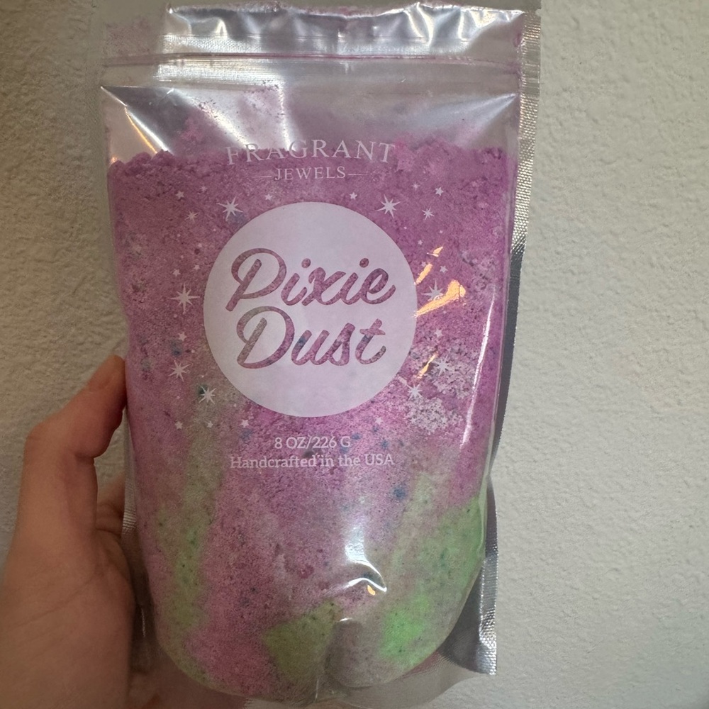 Fragrant Jewels Pixie Dust Bath Powder - Purple & Green